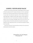 Gospel Newspaper Magic – PDF